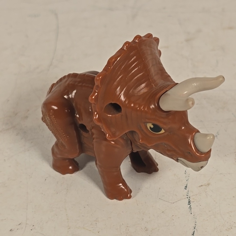 2020 McDonald Happy Meal Toy Jurassic World Camp Cretaceous Triceratops Dinosaur